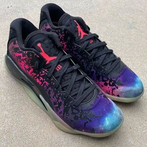 Jordan Zion 3 Black Vivid Purple Barely Volt Solar Red DV3869-006 Sneakers Sz 7Y